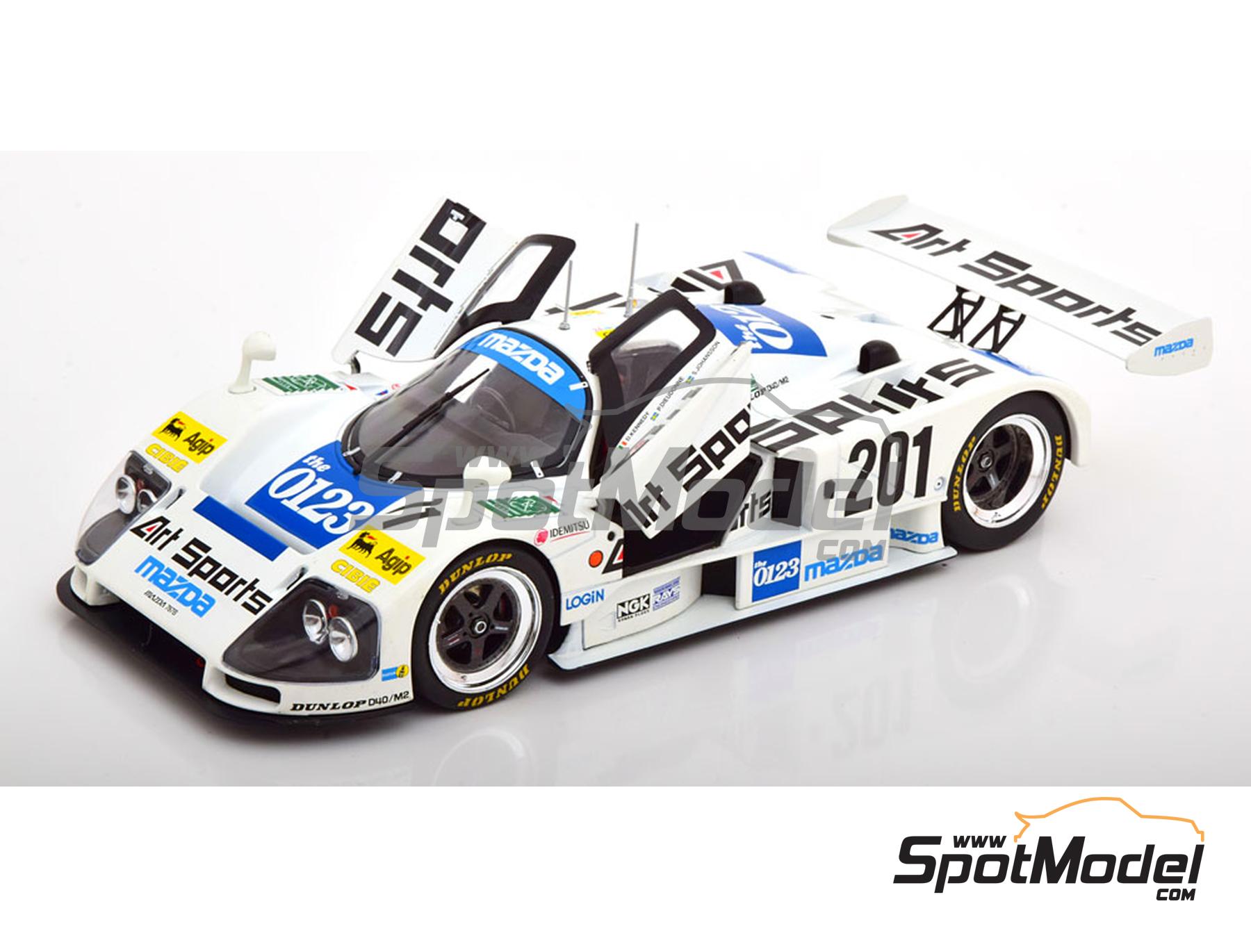 KK Scale KKDC181334: Diecast model car 1/18 scale - Mazda 787B Mazdaspeed  Team sponsored by Art Sports #201 - Stefan Johansson (SE) + Pierre  Dieudonne (BE) + David Kennedy (IE) - 24 Hours Le Mans 1990 (ref.  DIE-59915) | SpotModel